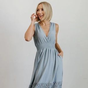 Baltic Born bondi boho maxi dress in blue